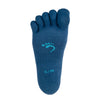 Blue ankle socks with toes by Serasox